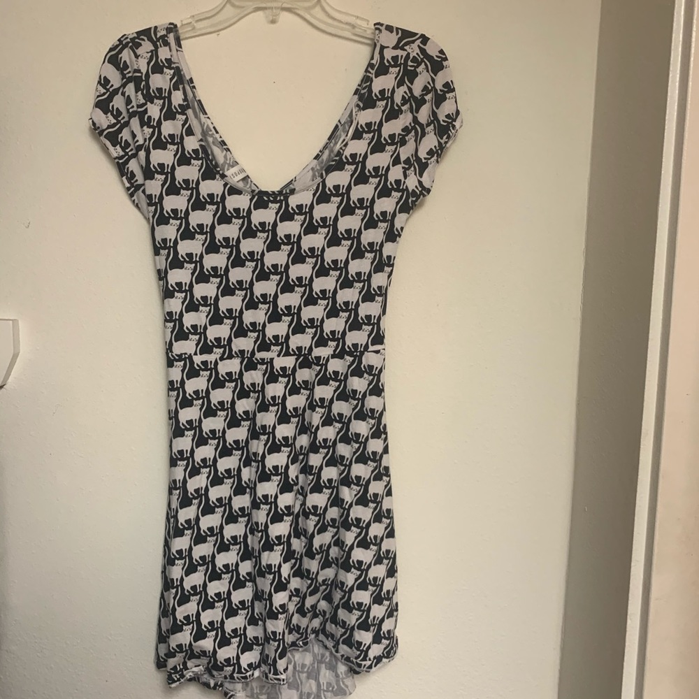 Kitty Cat Dress w/ Cut Out Back Size M/L